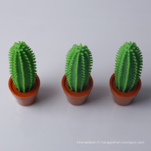 Stylo de cactus, Cactus Pot Pen/Best-Selling Silicone promotionnels Cactus stylo avec Pot